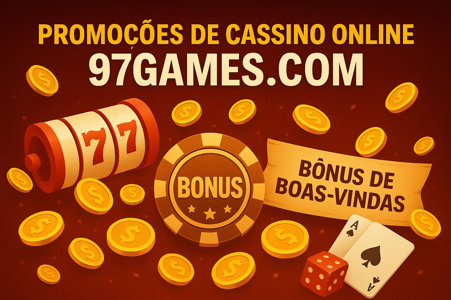 O bônus promocional 97GAMES.COM é uma ótima maneira de começar sua aventura