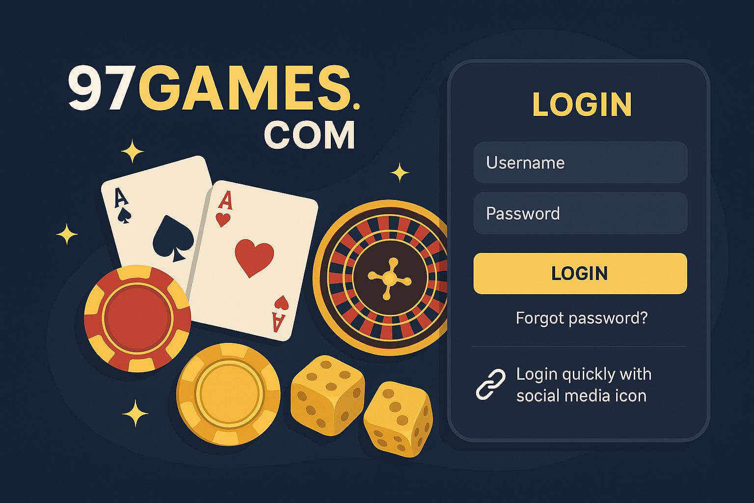 Login no Cassino 97GAMES.COM